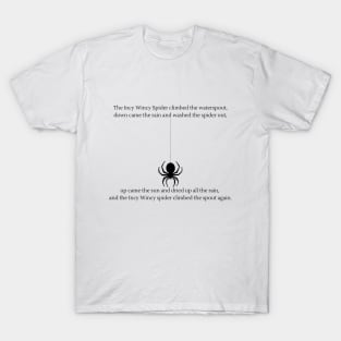 Incy Wincy Spider Nursery Rhyme T-Shirt